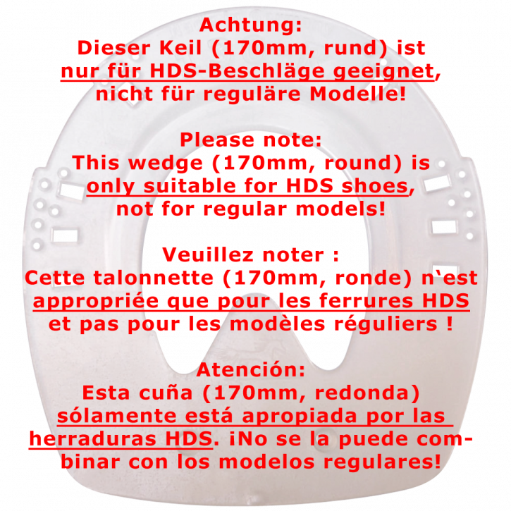 Duplo Wedge for HDS Shoes